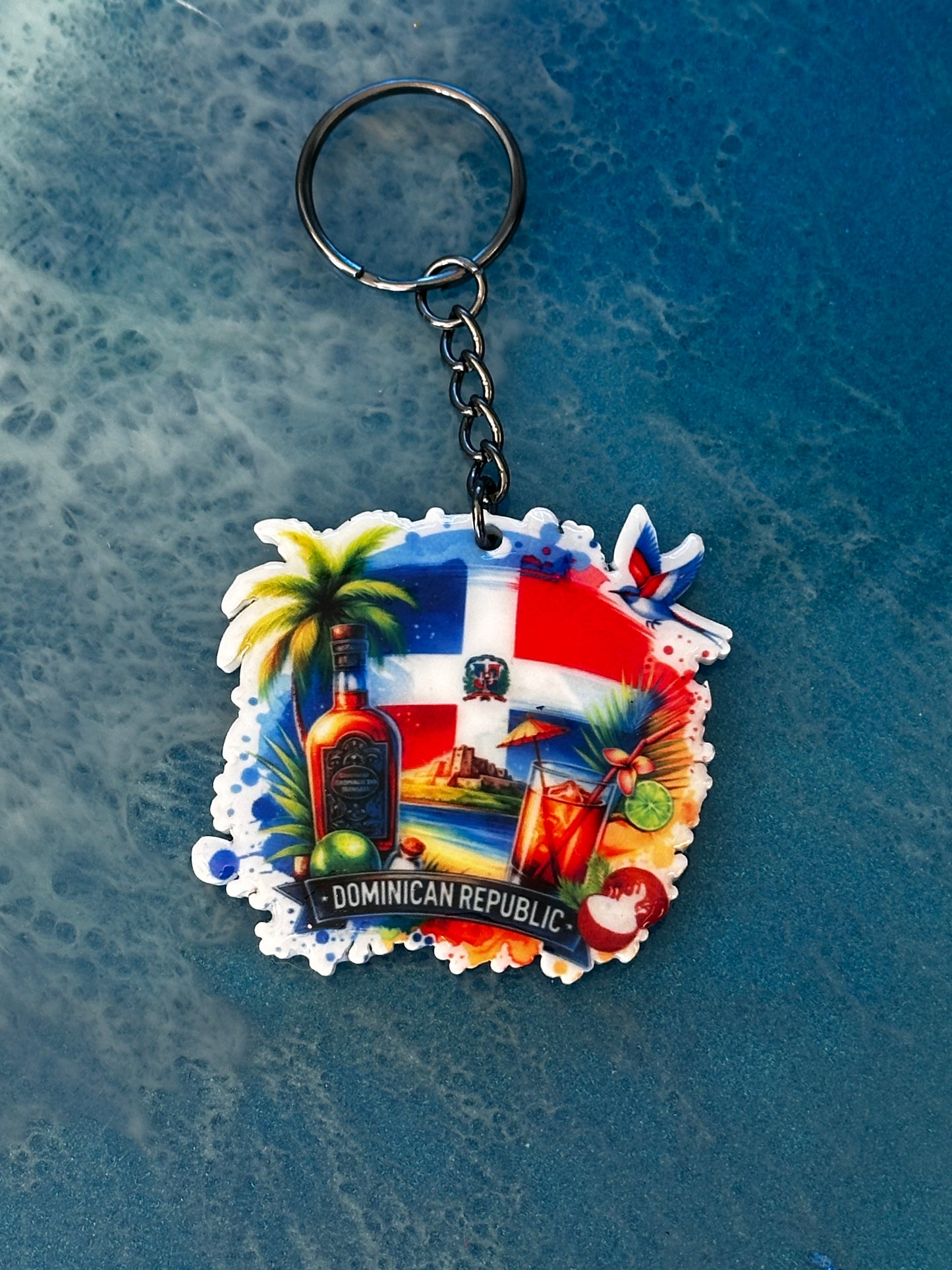 Llaveros RD en Acrílico 🇩🇴✨
