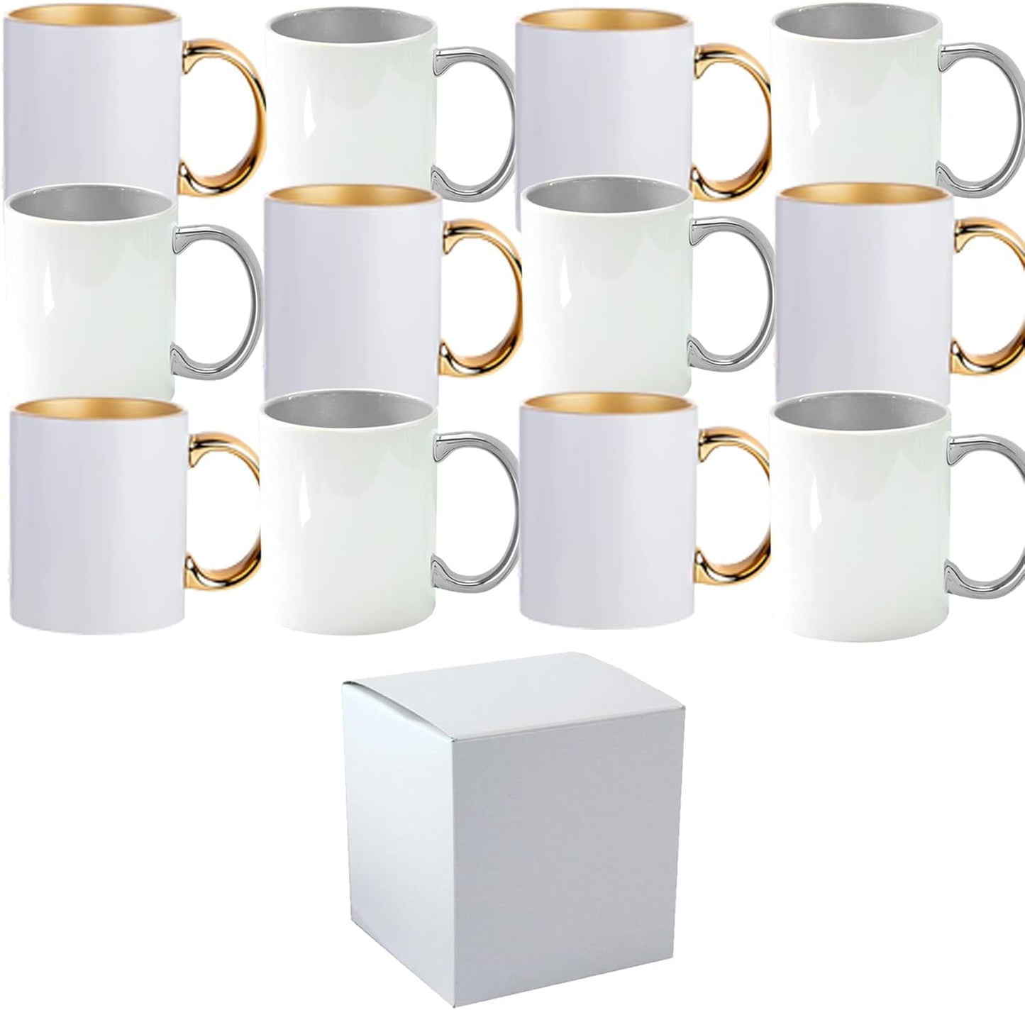Taza Plata y Oro