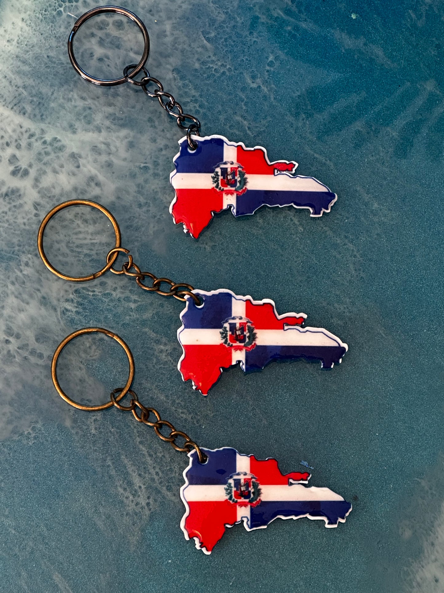 Llaveros RD en Acrílico 🇩🇴✨