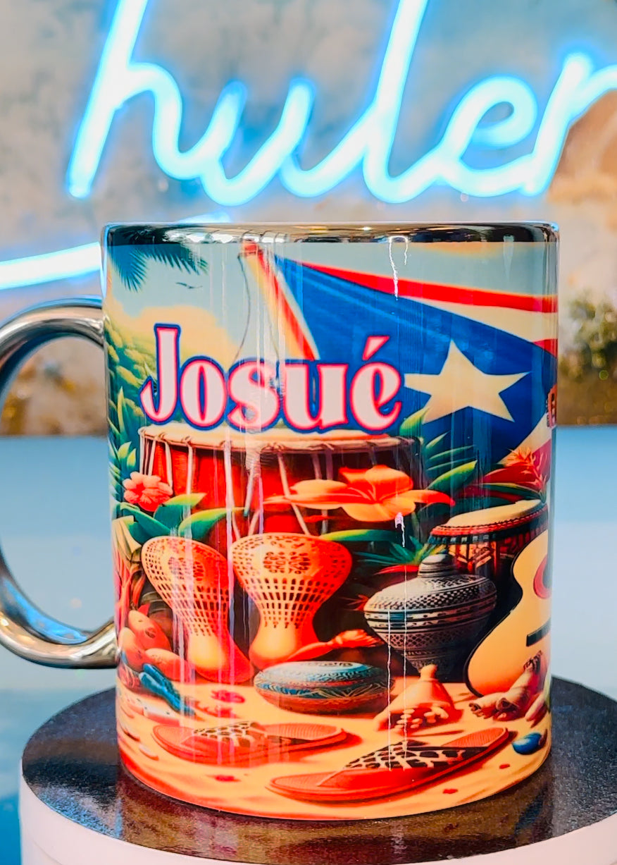 Taza Plata y Oro