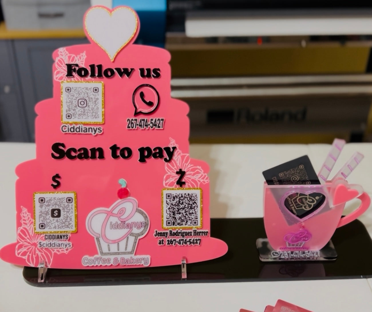 Acrylic QR