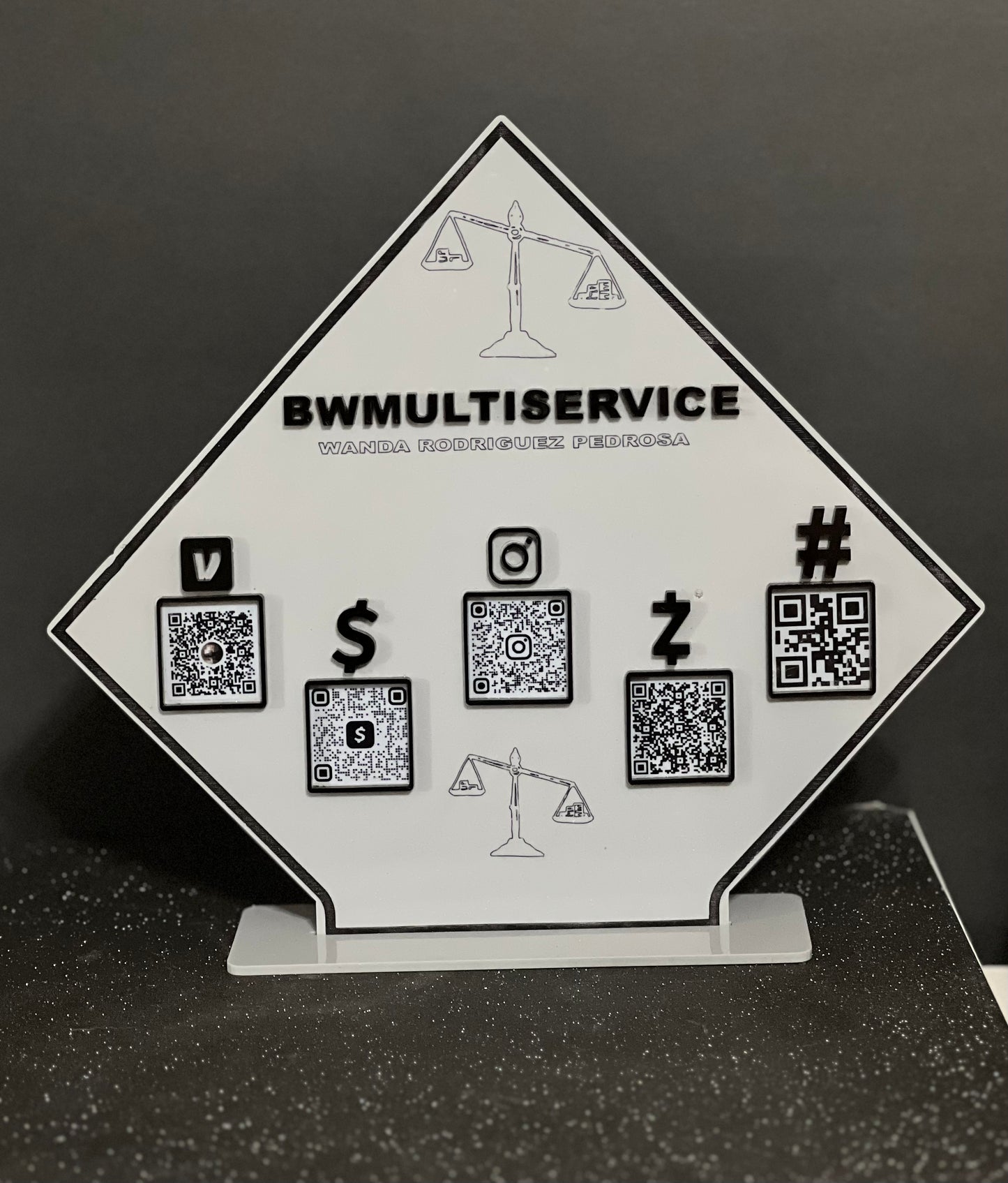 Acrylic QR