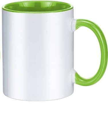 Tazas con detalles coloridos, impresión por ambos lados, 11 oz, personalizables