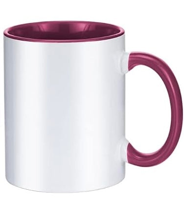 Tazas con detalles coloridos, impresión por ambos lados, 11 oz, personalizables